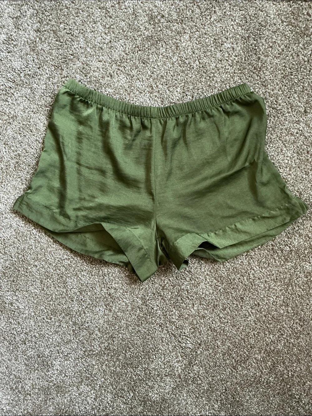 Stars Above Olive Green Women's Two-Piece Sleep Set - Tank & Shorts xs